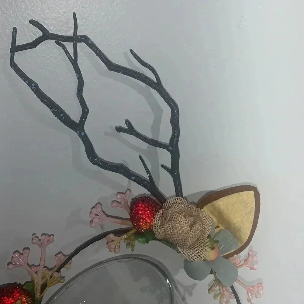 Women Girls Christmas Fairy Tale Flower Headband.